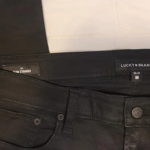 Lucky Brand Men's Straight Jeans - Black - Picture 4 of 4